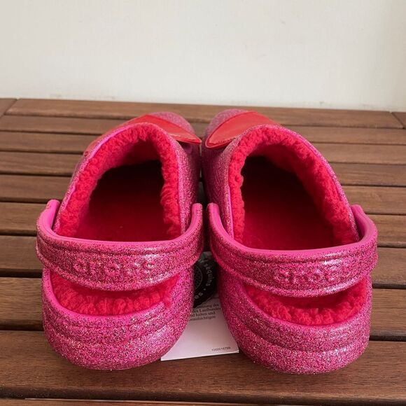 NWT Crocs Classic Lined Valentine's Day 2023 Clog Women Size 9 (208385-6EN) - Picture 7 of 10
